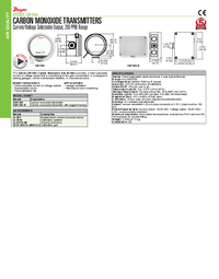 Thumbnail of document Brochure - CMT200 Carbon Monoxide Transmitter